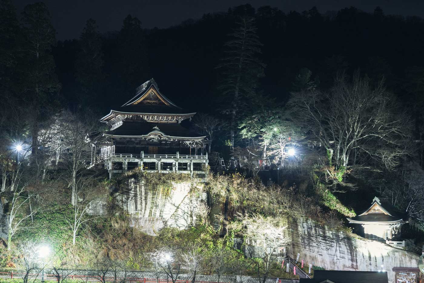 福満虚空藏菩薩 圓藏寺の夜