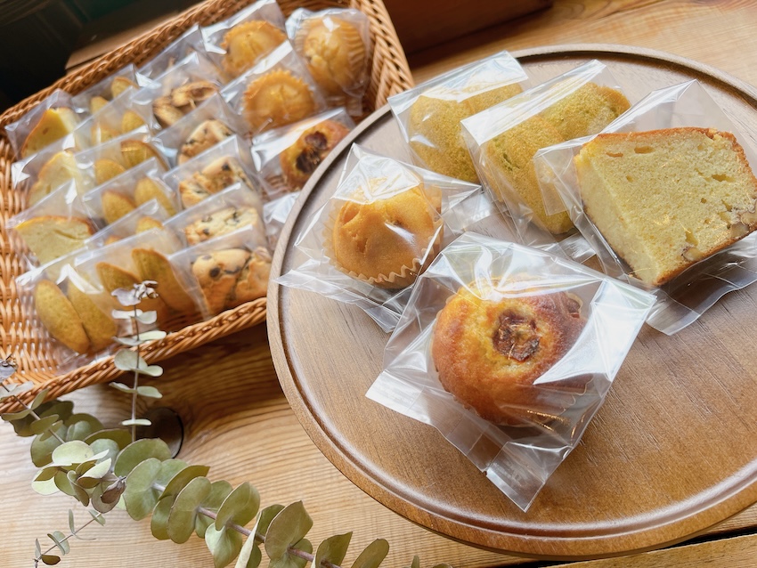 たくさんのお菓子の種類があります